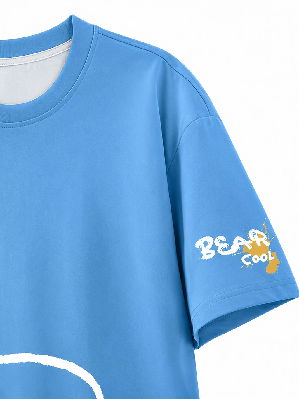 T-shirt Homme Oversize Bear Cool – Imprimé Graphique Streetwear – Col Rond